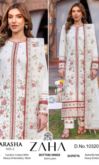 ZAHA 10320 FARASHA VOL 2 PAKISTANI SUITS MANUFACTURERZAHA 10320 FARASHA VOL 2 PAKISTANI SUITS MANUFACTURER