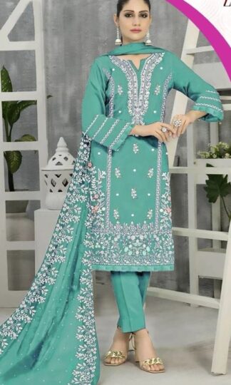 ZARQASH Z 3064 D ORGANZA PAKISTANI SUITS FOR LADIESZARQASH Z 3064 D ORGANZA PAKISTANI SUITS FOR LADIES