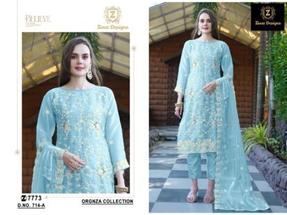 ZIAAZ DESIGNS 714 A ORGANZA COLLECTION PAKISTANI SUITS BEST QUALITY PAKISTANI SUITS, PAKISTANI SUITS AT MANUFACTURER PRICE, PAKISTANI SUITS BEST PRICE, PAKISTANI SUITS COLLECTION, PAKISTANI SUITS ONLINE SHOPPING, PAKISTANI SUITS ONLINE SHOPPING IN INDIA, PAKISTANI SUITS WHOLESALE, ZIAAZ DESIGNS 714 A  JIHAN, Pakistani Suits, PAKISTANI SUITS BRAND, PAKISTANI SUITS DESIGN, PAKISTANI SUITS FOR WOMEN, PAKISTANI SUITS IN INDIA, PAKISTANI SUITS ONLINE, PAKISTANI SUITS ONLINE INDIA, PAKISTANI SUITS SURAT, PAKISTANI WHOLESALE CLOTHES SUPPLIER, Salwar Kameez, Single, Suits, ZIAAZ DESIGNS