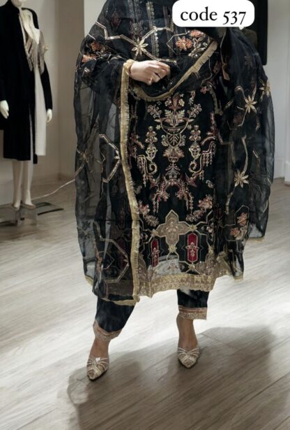 ZIAAZ DESIGNS 537 PAKISTANI SUITS SINGLE PIECE