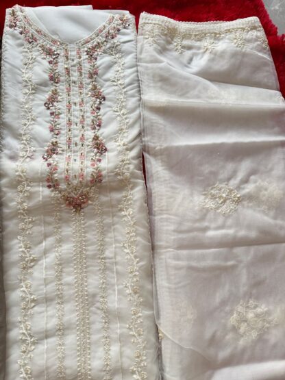 ZIAAZ DESIGNS 729 WHITE PAKISTANI SUITS BEST QUALITY PAKISTANI SUITS, PAKISTANI SALWAR KAMEEZ, PAKISTANI SUITS AT MANUFACTURER PRICE, PAKISTANI SUITS BEST PRICE, PAKISTANI SUITS COLLECTION, PAKISTANI SUITS IN SINGLE, PAKISTANI SUITS IN SURAT, PAKISTANI SUITS MANUFACTURER IN SURAT, PAKISTANI SUITS ONLINE SHOPPING, PAKISTANI SUITS ONLINE SHOPPING IN INDIA, PAKISTANI SUITS WHOLESALE, PAKISTANI SUITS WHOLESALE DELHI, ZIAAZ DESIGNS 729 WHITE PAKISTANI SUITS  Pakistani Suits, Salwar Kameez, Single, Suits, ZIAAZ DESIGNER