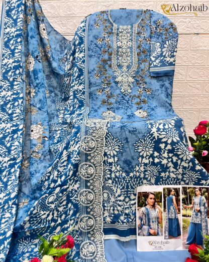 ALZOHAIB AZ 1120 PAKISTANI SUITS MANUFACTURER ALZOHAIB AZ 1120, ONLINE SHOPPING SUITS, PAKISTANI SALWAR KAMEEZ, PAKISTANI SUITS AT MANUFACTURER PRICE, PAKISTANI SUITS IN SURAT, PAKISTANI SUITS MANUFACTURER IN SURAT, PAKISTANI SUITS ONLINE SHOPPING, SALWAR KAMEEZ WHOLESALE  ALZOHAIB, THE LIBAS COLLECTION