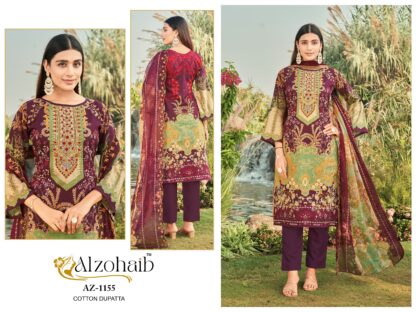 ALZOHAIB AZ 1155 PAKISTANI SUITS WHOLESALE PRICE ALZOHAIB AZ 1155, ONLINE SHOPPING SUITS, PAKISTANI SALWAR KAMEEZ, PAKISTANI SUITS AT MANUFACTURER PRICE, PAKISTANI SUITS IN SURAT, PAKISTANI SUITS MANUFACTURER IN SURAT, PAKISTANI SUITS ONLINE SHOPPING, SALWAR KAMEEZ WHOLESALE  ALZOHAIB, THE LIBAS COLLECTION