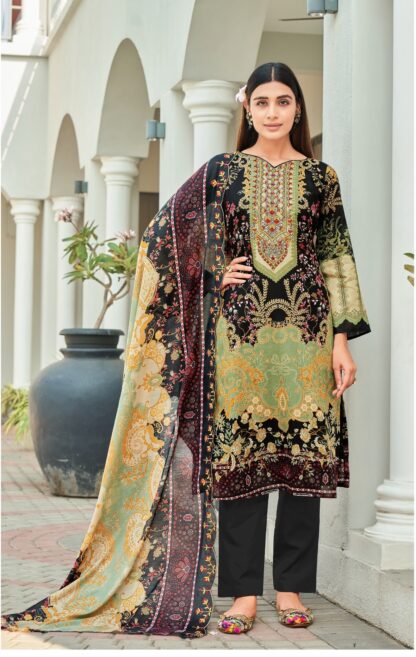 ALZOHAIB AZ 1157 PAKISTANI SUITS IN SINGLE PIECE