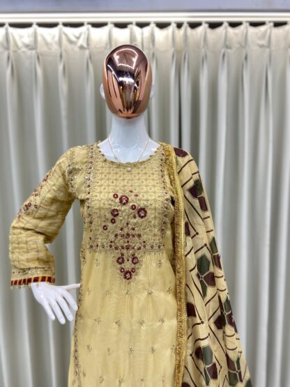 BE 132 EID SPECIAL LUXURIOUS SILK FABRIC TOP AND SARARA WITH DUPATTA BE 132 EID SPECIAL, BEST QUALITY PAKISTANI SUITS, GOWN WHOLESALER, ONLINE SHOPPING SUITS, PAKISTANI SALWAR KAMEEZ, PAKISTANI SUITS AT MANUFACTURER PRICE, PAKISTANI SUITS IN SINGLE, PAKISTANI SUITS IN SURAT, PAKISTANI SUITS MANUFACTURER IN SURAT, PAKISTANI SUITS WHOLESALER FROM SURAT, SALWAR KAMEEZ WHOLESALE, WHOLESALE SUITS COLLECTION  COSMOS FASHION, FEPIC ROSEMEEN, Pakistani Suits, SHREE FABS, Suits, ZAHA