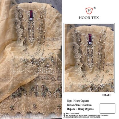 HOOR TEX OR 60 C PAKISTANI SUITS WHOLESALE IN SURAT