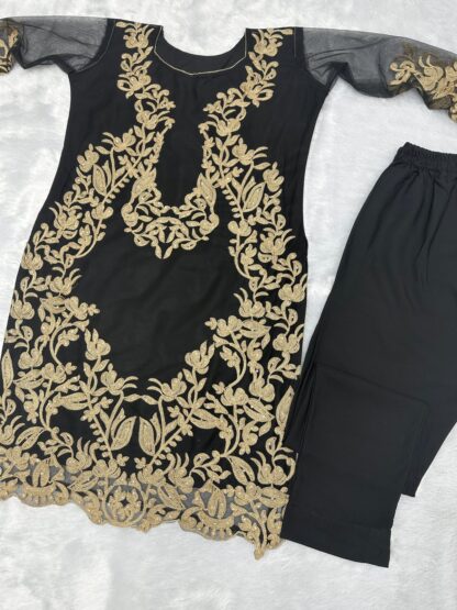 DHK-1329 DESIGN EMBROIDERY AND STONE WORK TOP PENT FOR WOMEN DESIGNER SUITS AT WHOLESALE PRICE, DHK-1329, PAKISTANI SALWAR SUITS IN INDIA, PAKISTANI SALWAR SUITS WHOLESALE, PAKISTANI SUITS MANUFACTURER IN SURAT, SALWAR KAMEEZ WHOLESALER  Pakistani Suits, READYMADE KURTI, Salwar Kameez, Suits, THE LIBAS COLLECTION