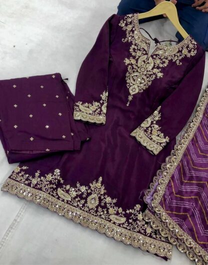 DHK 1362 PURPLE TOP PLAZZO WITH DUPATTA FOR WOMEN DESIGNER SUITS AT WHOLESALE PRICE, DHK 1362 PURPLE, PAKISTANI SALWAR SUITS IN INDIA, PAKISTANI SALWAR SUITS WHOLESALE, PAKISTANI SUITS MANUFACTURER IN SURAT, SALWAR KAMEEZ WHOLESALER  DHK FASHION, INDIAN PLAZZO SUITS SET, NEW PLAZZO SET IN INDIA, Pakistani Suits, PLAZZO, PLAZZO SUITS DESIGN FOR GIRL, PLAZZO SUITS PARTY WEAR, PLAZZO SUITS PARTY WEAR WITH DUPATTA, READYMADE, Salwar Kameez, Suits, THE LIBAS COLLECTION, TOP PLAZZO ONLINE SHOPPING, TOP PLAZZO ONLINE SHOPPING IN INDIA, TOP PLAZZO SET WITH DUPATTA