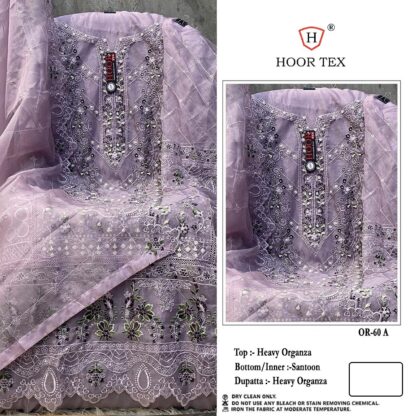 HOOR TEX OR 60 A DESIGNER PAKISTANI SUIT WITH PRICE - Image 2