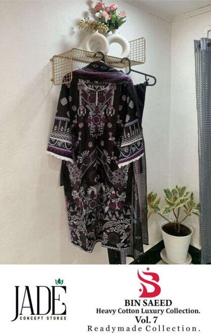 JADE BIN SAEED VOL 7 READYMADE PAKISTANI KURTIS WHOLESALE JADE BIN SAEED VOL 7 READYMADE, PAKISTANI SUITS BEST PRICE, PAKISTANI SUITS IN SURAT, PAKISTANI SUITS ONLINE SHOPPING  COSMOS FASHION, Pakistani Suits, Pashmina Suits, Salwar Kameez, Suits
