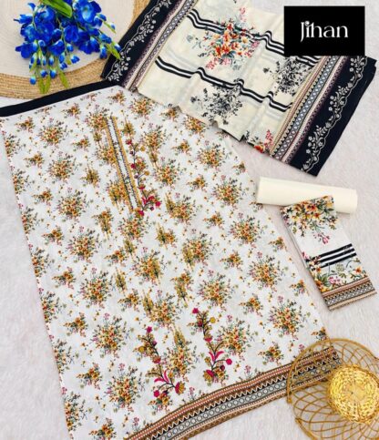 JIHAN SCARLET 3467 DESIGNER PAKISTANI SUIT WITH PRICE - Image 2
