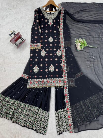 KD 1497 SHARARA SET ONLINE SHOPPING WITH DUPATTA - Image 2