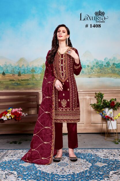 LAXURIA TRENDZ 1408 DARK MAROON PAKISTANI KURTI  IN SINGLE PIECE KURTIS BEST PRICE, KURTIS WHOLESALER, LAXURIA TRENDZ 1408 DARK MAROON, PAKISTANI SUITS MANUFACTURER  FLORENT, LAXURIA TRENDZ, READYMADE KURTI, ZIAAZ DESIGNER