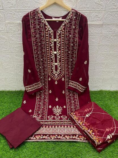 LAXURIA TRENDZ 1408 DARK MAROON PAKISTANI KURTI  IN SINGLE PIECE KURTIS BEST PRICE, KURTIS WHOLESALER, LAXURIA TRENDZ 1408 DARK MAROON, PAKISTANI SUITS MANUFACTURER  FLORENT, LAXURIA TRENDZ, READYMADE KURTI, ZIAAZ DESIGNER