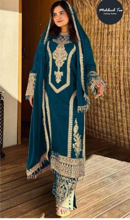 MEHBBOB TEX 1356 E PAKISTANI SALWAR SUITS DESIGN KURTIS WHOLESALER, MEHBBOB TEX 1356 E  MEHBOOB TEX, Single, Suits
