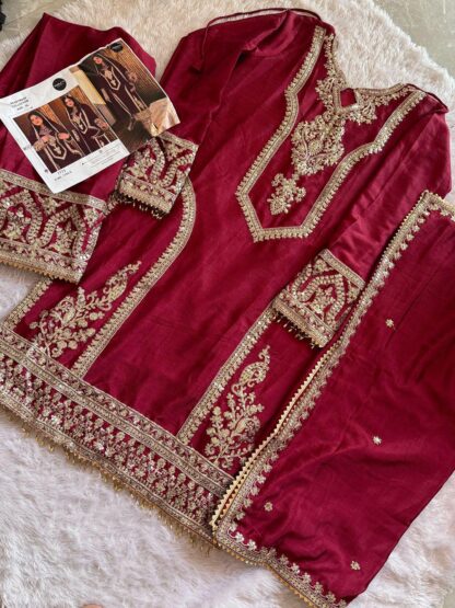 MEHBBOB TEX 1356 G PAKISTANI SUITS ONLINE SUPPLIER KURTIS WHOLESALER, MEHBBOB TEX 1356 B  MEHBOOB TEX, Single, Suits