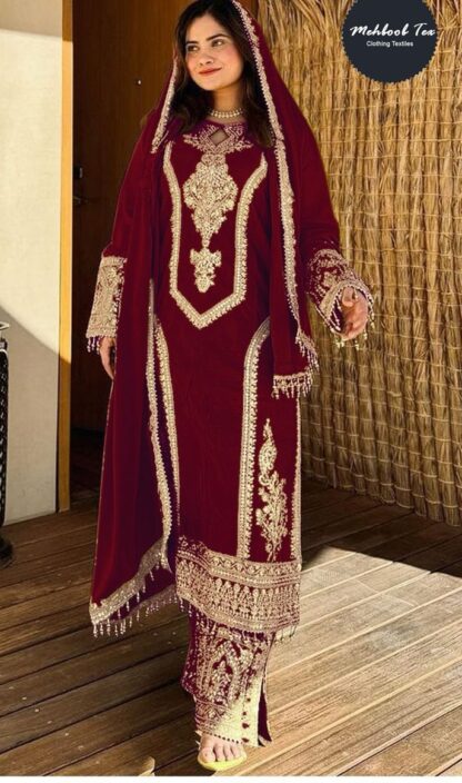 MEHBBOB TEX 1356 G PAKISTANI SUITS ONLINE SUPPLIER KURTIS WHOLESALER, MEHBBOB TEX 1356 B  MEHBOOB TEX, Single, Suits