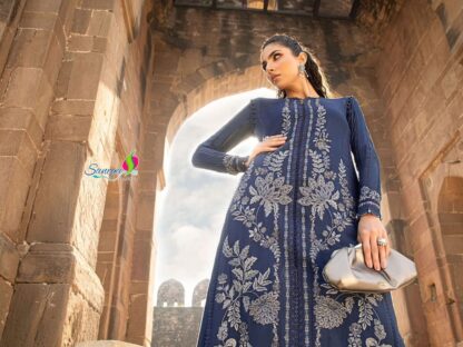 SANIYA TRENDZ 25002 MARIA B RIYON COLLETION VOL-25 PAKISTANI SUITS