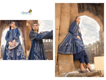 SANIYA TRENDZ 25002 MARIA B RIYON COLLETION VOL-25 PAKISTANI SUITS - Image 4