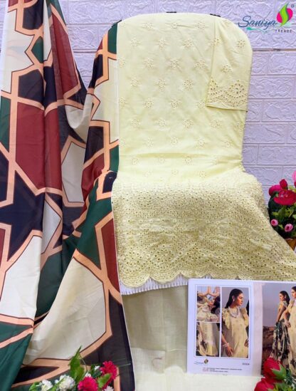 SANIYA TRENDZ 30004 ADAN LIBAS CHIKANKARI COLLECTION VOL 30 NX PAKISTANI SUITS BEST QUALITY PAKISTANI SUITS, PAKISTANI SUITS AT MANUFACTURER PRICE, PAKISTANI SUITS BEST PRICE, PAKISTANI SUITS COLLECTION, PAKISTANI SUITS ONLINE SHOPPING, PAKISTANI SUITS ONLINE SHOPPING IN INDIA, PAKISTANI SUITS WHOLESALE, SANIYA TRENDZ 30004 ADAN LIBAS CHIKANKARI COLLECTION VOL 30 NX  Pakistani Suits, Salwar Kameez, SANIYA TRENDZ, Single, Suits