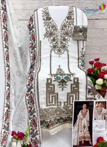 SANIYA TRENDZ 7121 A MARIYA B RIYON PAKISTANI SUIT AT BEST PRICE BEST QUALITY PAKISTANI SUITS, PAKISTANI SUITS AT MANUFACTURER PRICE, PAKISTANI SUITS BEST PRICE, PAKISTANI SUITS COLLECTION, PAKISTANI SUITS ONLINE SHOPPING, PAKISTANI SUITS ONLINE SHOPPING IN INDIA, PAKISTANI SUITS WHOLESALE, SANIYA TRENDZ 7121 A MARIYA B RIYON  Pakistani Suits, Salwar Kameez, SANIYA TRENDZ, Single, Suits