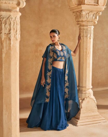 SAYURI DESIGNER 5726 KALKI PARTY WEAR LEHENGA SET ONLINE - Image 2