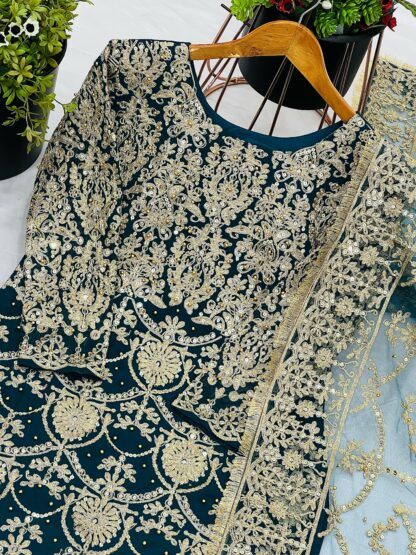 SRK 5235 EID SPECIAL PLAZZO WITH DUPATTA PARTY WEAR - Image 3