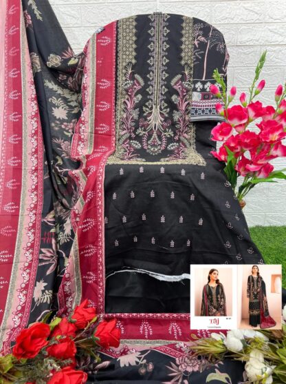 TAJ CREATION 577 COTTON WHOLESALE OF PAKISTANI SUITS DESIGNER SUITS AT WHOLESALE PRICE, DESIGNER SUITS WHOLESALER, SALWAR KAMEEZ MANUFACTURER, SALWAR KAMEEZ WHOLESALER, TAJ CREATION 577 COTTON  Salwar Kameez, Single, Suits, TAJ CREATION