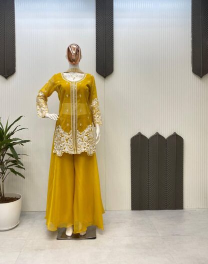 THE LIBAS 1902 YELLOW INDO-WESTERN OUTFIT ONLINE SUPPLIER BEST QUALITY PAKISTANI SUITS, PAKISTANI SALWAR KAMEEZ, PAKISTANI SUITS AT MANUFACTURER PRICE, PAKISTANI SUITS BEST PRICE, PAKISTANI SUITS COLLECTION, PAKISTANI SUITS IN SINGLE, PAKISTANI SUITS IN SURAT, PAKISTANI SUITS MANUFACTURER IN SURAT, PAKISTANI SUITS ONLINE SHOPPING, PAKISTANI SUITS ONLINE SHOPPING IN INDIA, PAKISTANI SUITS WHOLESALE, PAKISTANI SUITS WHOLESALE DELHI, PAKISTANI SUITS WHOLESALE IN DELHI, THE LIBAS 1902 YELLOW INDO-WESTERN  INDO WESTERN, KARACHI SUITS, Single, THE LIBAS COLLECTION