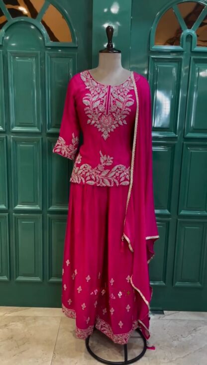 AD193 READYMADE TOP PLAZZO & DUPATTA COLLECTIONS WITH PRICE AD193, BEST QUALITY PAKISTANI SUITS, ONLINE SHOPPING SUITS, PAKISTANI SALWAR KAMEEZ, PAKISTANI SUITS AT MANUFACTURER PRICE, PAKISTANI SUITS BEST PRICE, PAKISTANI SUITS IN SURAT, PAKISTANI SUITS ONLINE SHOPPING  ANAMSA, MEHBOOB TEX, Single, Suits, VRINDAVAN FASHION