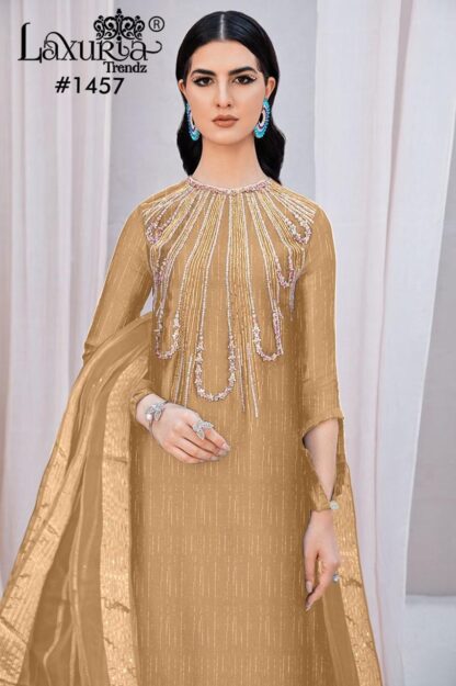 LAXURIA TRENDZ 1457 GOLDEN READYMADE PAKISTANI KURTI ONLINE KURTI AT THE BEST PRICE, KURTI WHOLESALER, KURTIS ONLINE, LAXURIA TRENDZ 1457 GOLDEN  Kurtis, LAXURIA TRENDZ, PAKISTANI KURTIS, READYMADE KURTI, Single