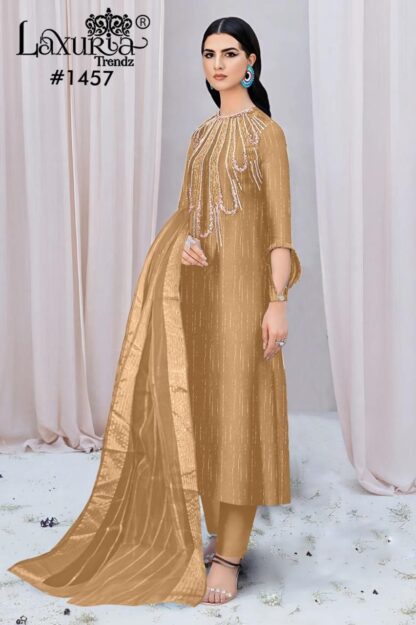 LAXURIA TRENDZ 1457 GOLDEN READYMADE PAKISTANI KURTI ONLINE KURTI AT THE BEST PRICE, KURTI WHOLESALER, KURTIS ONLINE, LAXURIA TRENDZ 1457 GOLDEN  Kurtis, LAXURIA TRENDZ, PAKISTANI KURTIS, READYMADE KURTI, Single