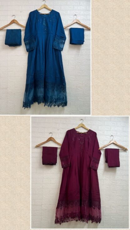 LAXURIA TRENDZ 1499 BLUE READYMADE WHOLESALE KURTI WITH PRICE