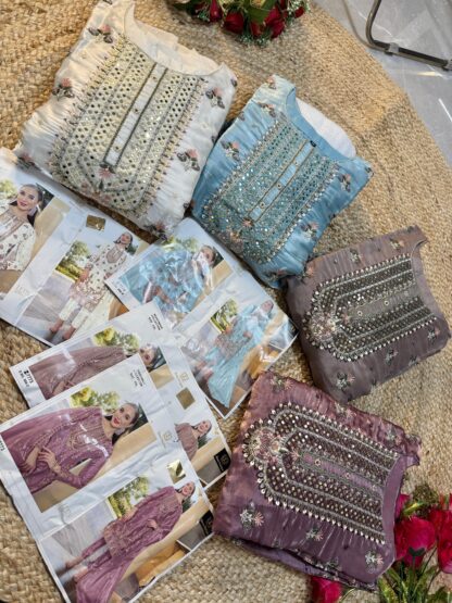 ZIAAZ DESIGNS 806 A SEMI STITSCHED PAKISTANI SUITS ONLINE INDIA