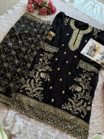 ZIAAZ DESIGNS 702 A SEMI STITCHED PAKISTANI SUITS WHOLESALE PRICE - Image 2