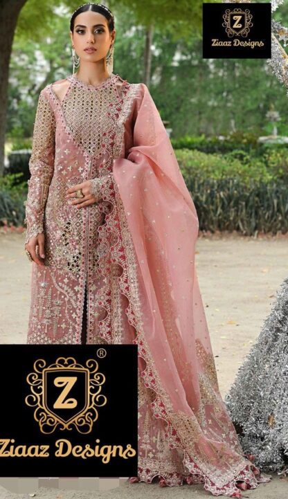 ZIAAZ DESIGNS 709 PAKISTANI SUITS SINGLE PIECE BUY