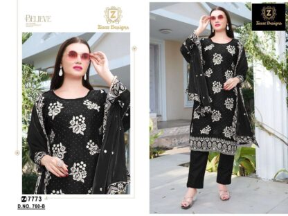 ZIAAZ DESIGNS 760 B PAKISTANI SUITS NEW COLLECTION