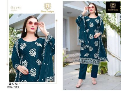 ZIAAZ DESIGNS 760 C PAKISTANI SUITS FOR WOMEN ONLINE