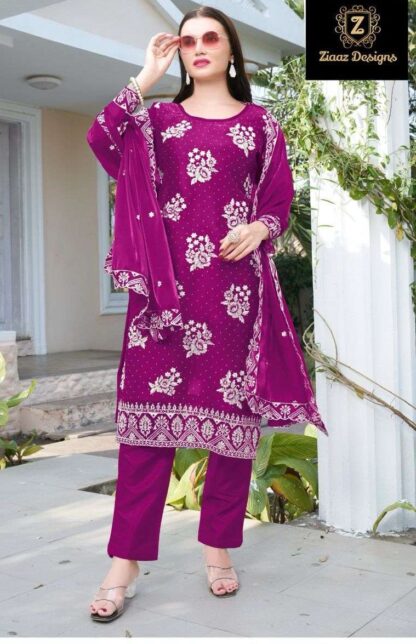 ZIAAZ DESIGNS 760 D PAKISTANI SALWAR KAMEEZ ONLINE