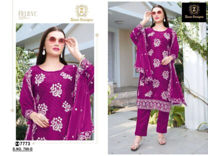 ZIAAZ DESIGNS 760 D PAKISTANI SALWAR KAMEEZ ONLINE