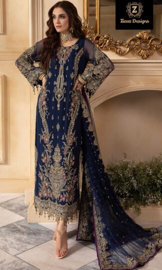 ZIAAZ DESIGNS 766 SEMI STITCHED PAKISTANI SUITS IN SINGLE PIECEZIAAZ DESIGNS 766 SEMI STITCHED PAKISTANI SUITS IN SINGLE PIECE (1)