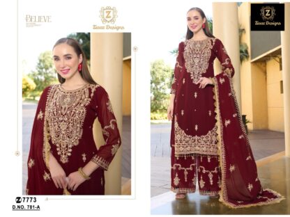 ZIAAZ DESIGNS 781 A PAKISTANI SUITS ONLINE SHOPPING WITH PRICE