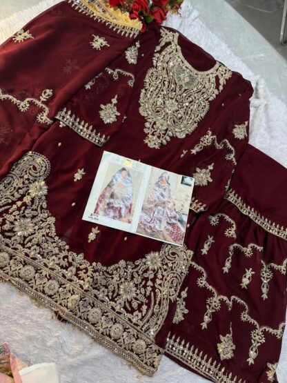 ZIAAZ DESIGNS 781 A PAKISTANI SUITS ONLINE SHOPPING WITH PRICE - Image 3