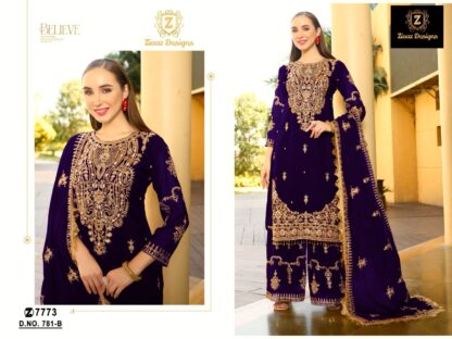 ZIAAZ DESIGNS 781 B BEST SITE TO BUY PAKISTANI SUITS IN INDIA