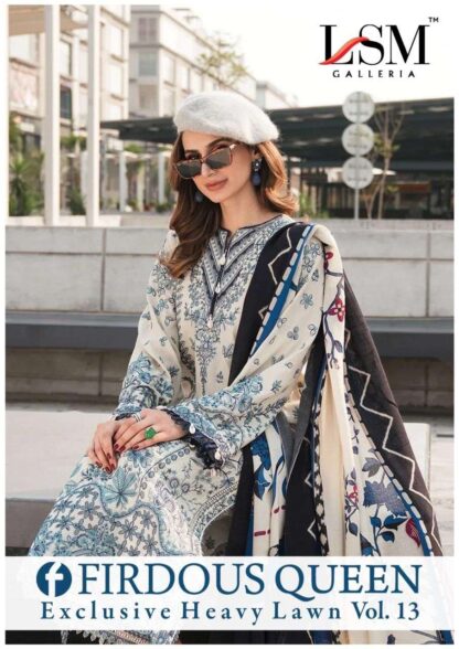 LSM FIRDAUS QUEEN VOL 13 READYMADE PAKISTANI KURTI CATALOGUE