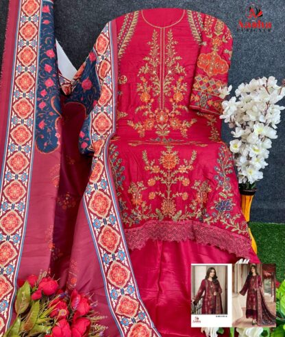 AASHA DESIGNER 1151 A PAKISTANI SUITS LATEST DESIGN 2025 - Image 2