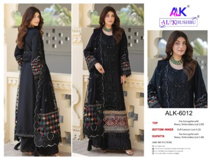 AL KHUSHBU ALK 6012 BEST SITE TO BUY PAKISTANI SUITS IN INDIA - Image 3