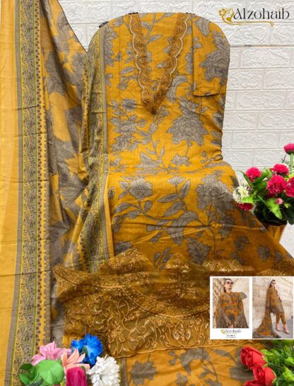 ALZOHAIB AZ 1085 C PAKISTANI SUITS ONLINE INDIA - Image 2