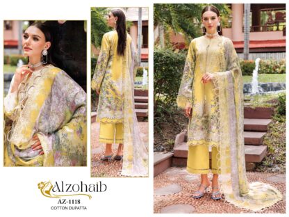 ALZOHAIB AZ 1118 COTTON PAKISTANI SUITS IN INDIA ALZOHAIB AZ 1118, ONLINE SHOPPING SUITS, PAKISTANI SALWAR KAMEEZ, PAKISTANI SUITS AT MANUFACTURER PRICE, PAKISTANI SUITS IN SURAT, PAKISTANI SUITS MANUFACTURER IN SURAT, PAKISTANI SUITS ONLINE SHOPPING, SALWAR KAMEEZ WHOLESALE  ALZOHAIB, THE LIBAS COLLECTION