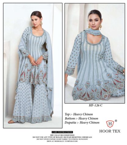 HOOR TEX H 126 C PAKISTANI SUITS MANUFACTURER